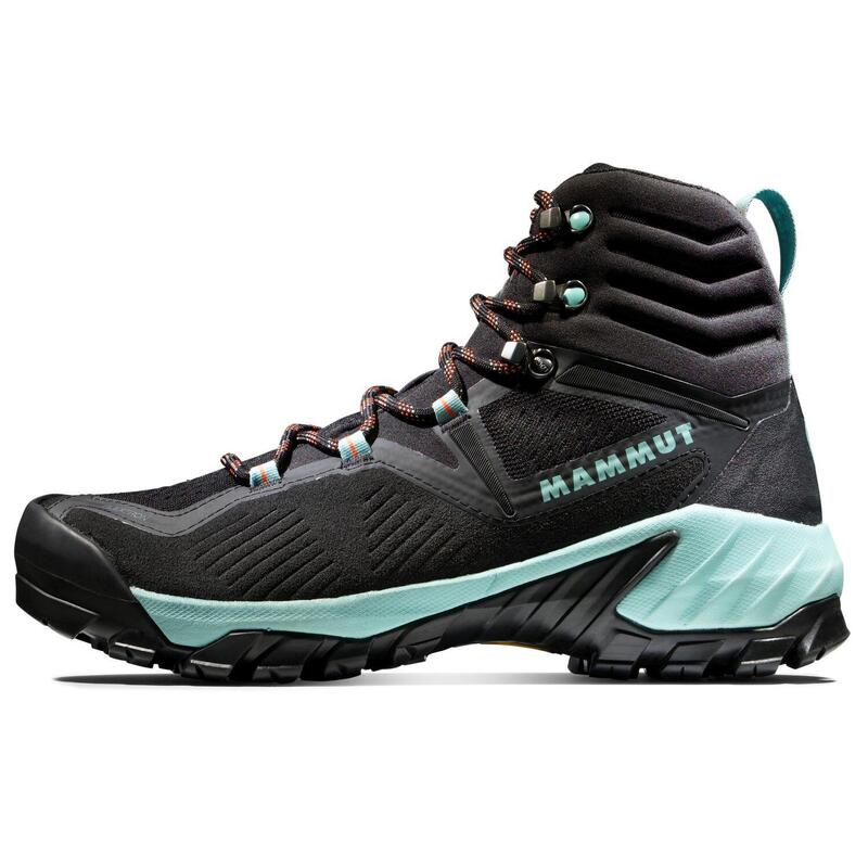 Botas de montaña y trekking impermeables mujer Mammut SAPUEN HIGH GTX negro