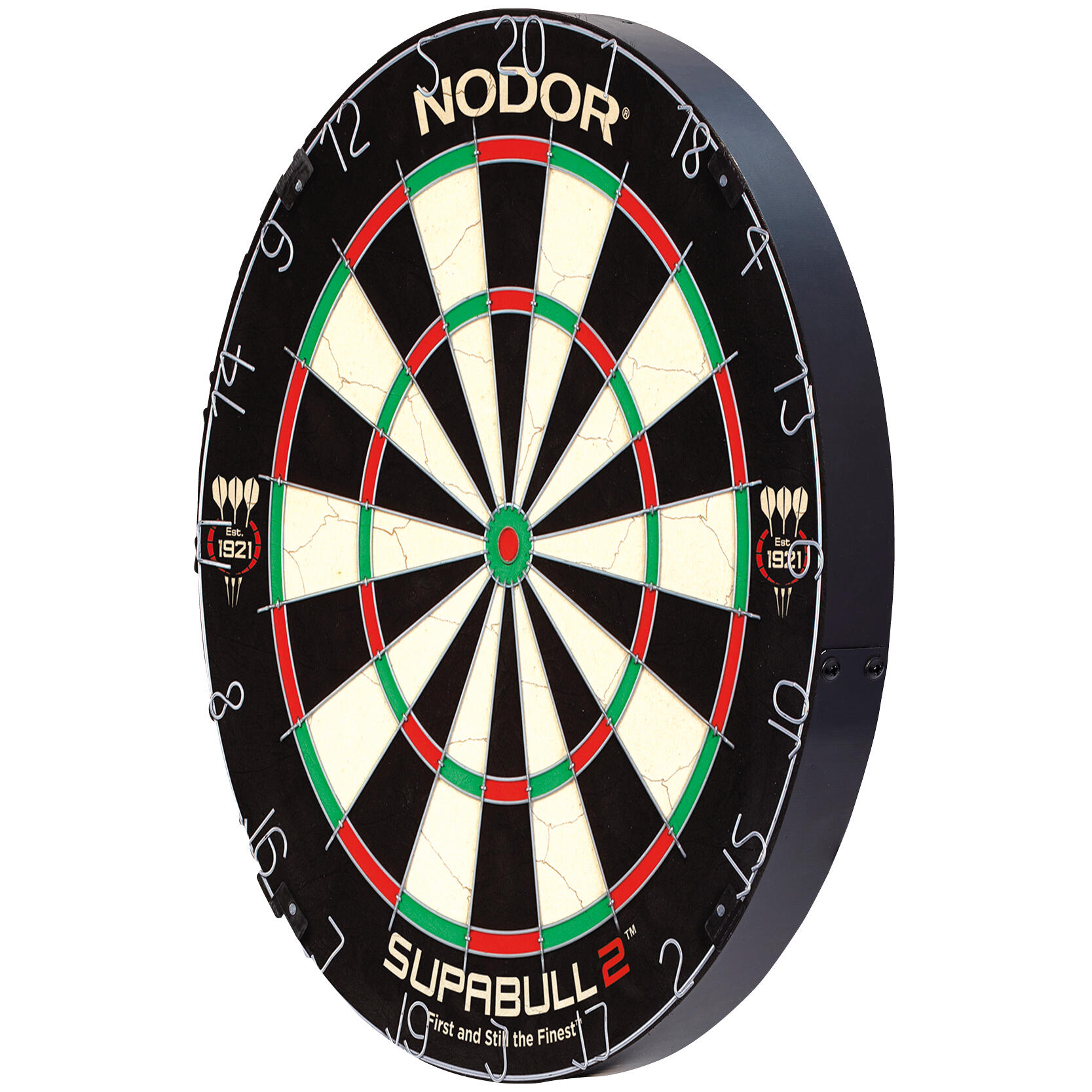 Supabull II Dartboard (Black/Yellow/Red) 2/3