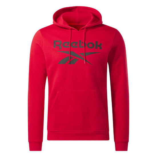 Sweat à capuche en molleton Reebok Identity Stacked Logo