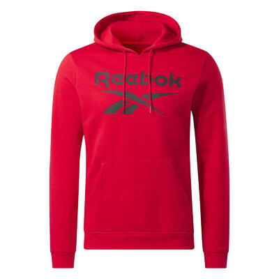 Felpa con cappuccio Reebok Identity Fleece Stacked Logo Pullover