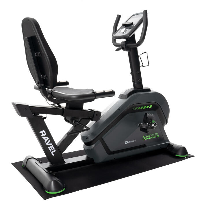 Rower stacjonarny treningowy leżący HopSport Ravel + mata HOPSPORT