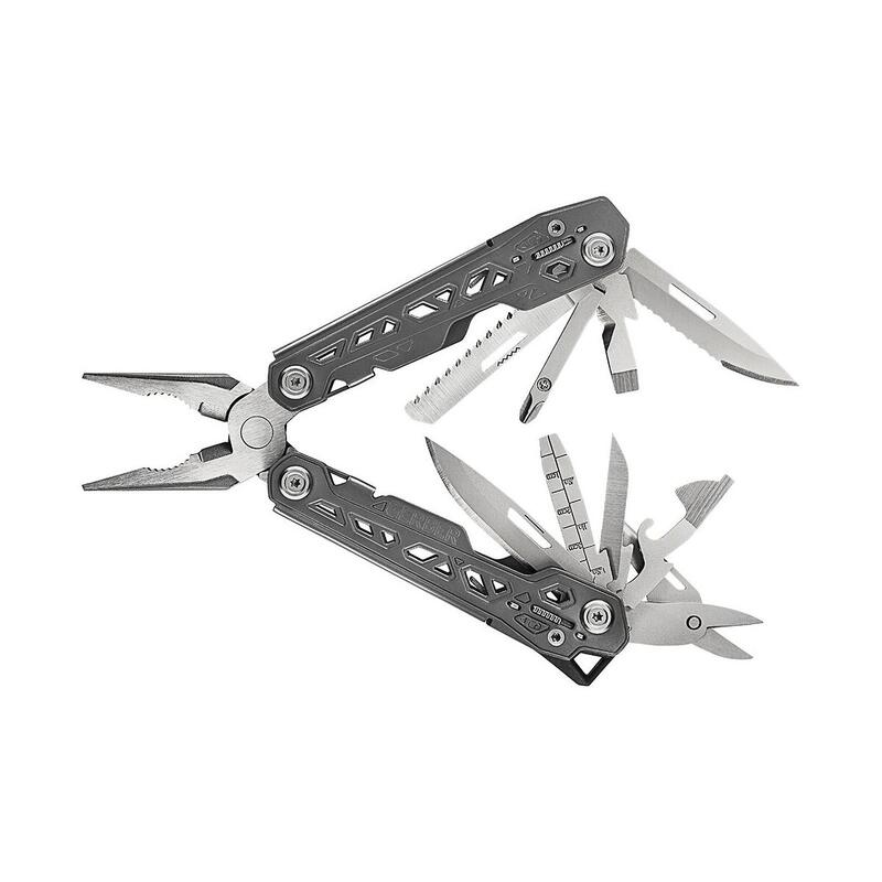 Multitool Botte - 17 pièces,avec opbergschede - Gris