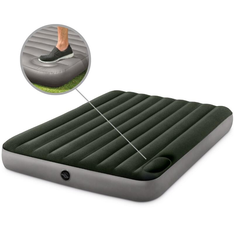 INTEX 64762 Matelas gonflable Downy 2 places - 191 x 137 x 25 cm