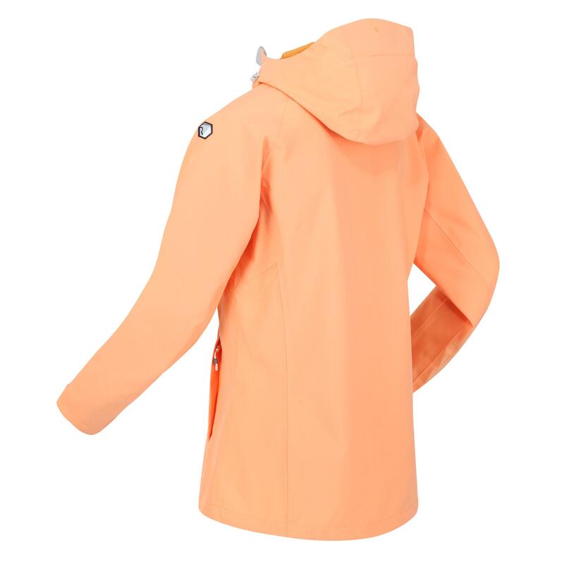 Damska kurtka przeciwdeszczowa Britedale LED pomarańczowa