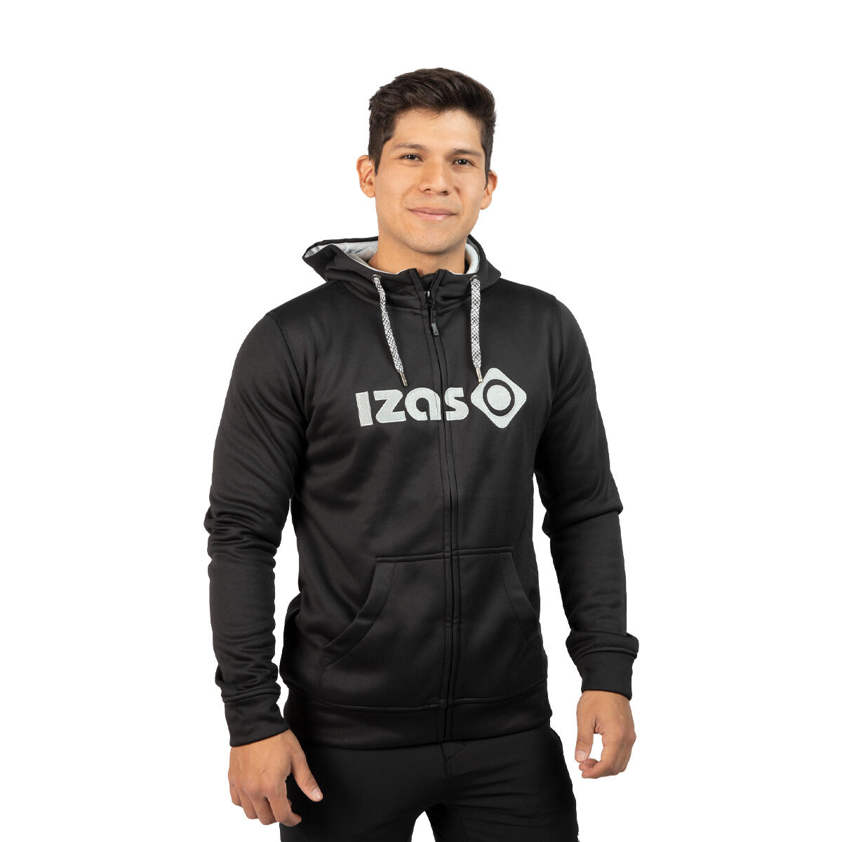 Mikina DUERO M JACKET Izas s kapucí a zipem – pohodlný střih 3/7