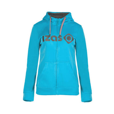 Izas DUERO W JACKET Felpa sportiva da donna con cappuccio e zip