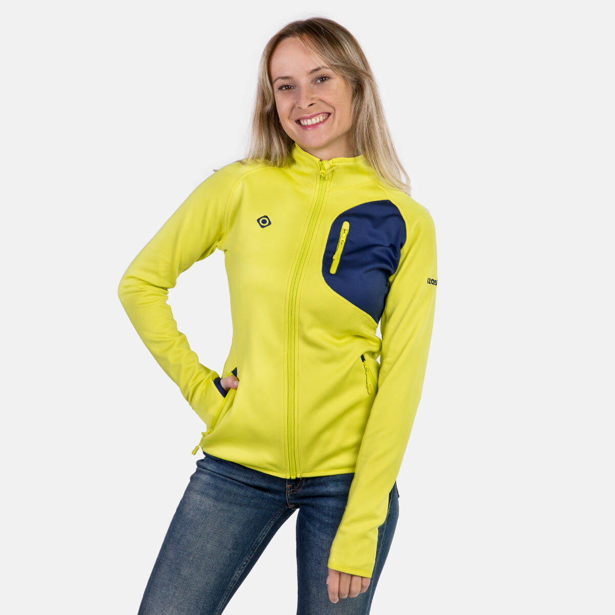 Veste trekking et d'alpinisme femmes avec doublure en tissu polaire KANJUT W 3/5