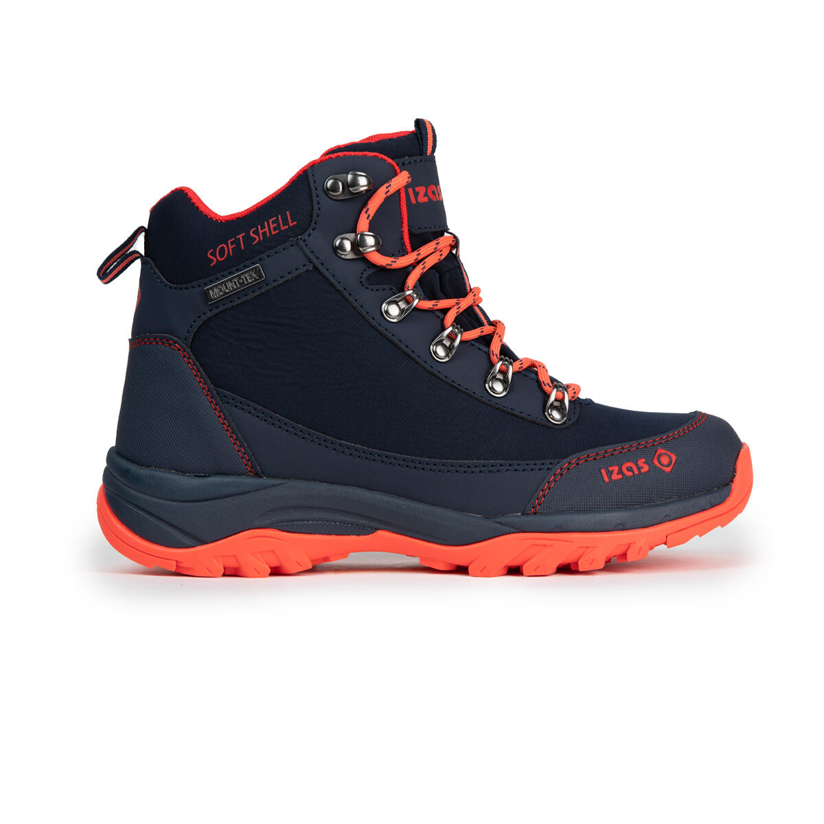 IZAS Botas de montanha LEZAT com reforços: sola de borracha e material Softshell