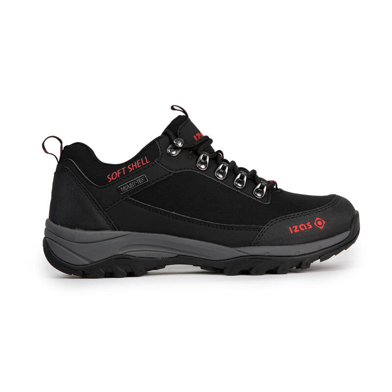 Zapato de Montaña Unisex Izas Gouter Negro y Rojo