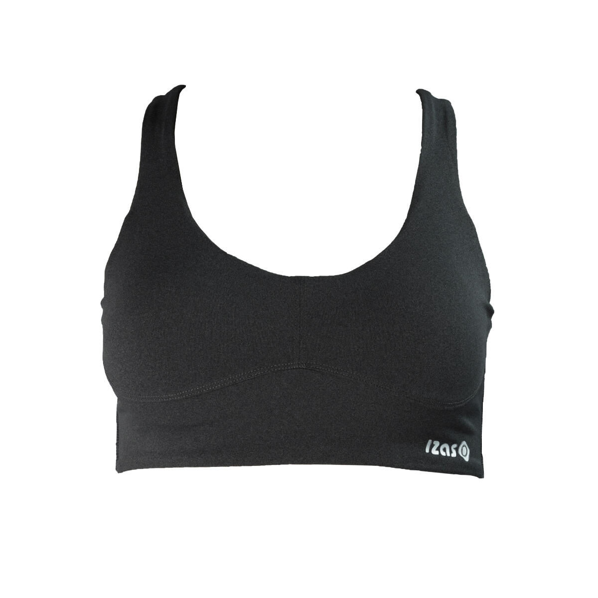 Izas ores soutien desportivo de apoio médio para mulher top ores preto