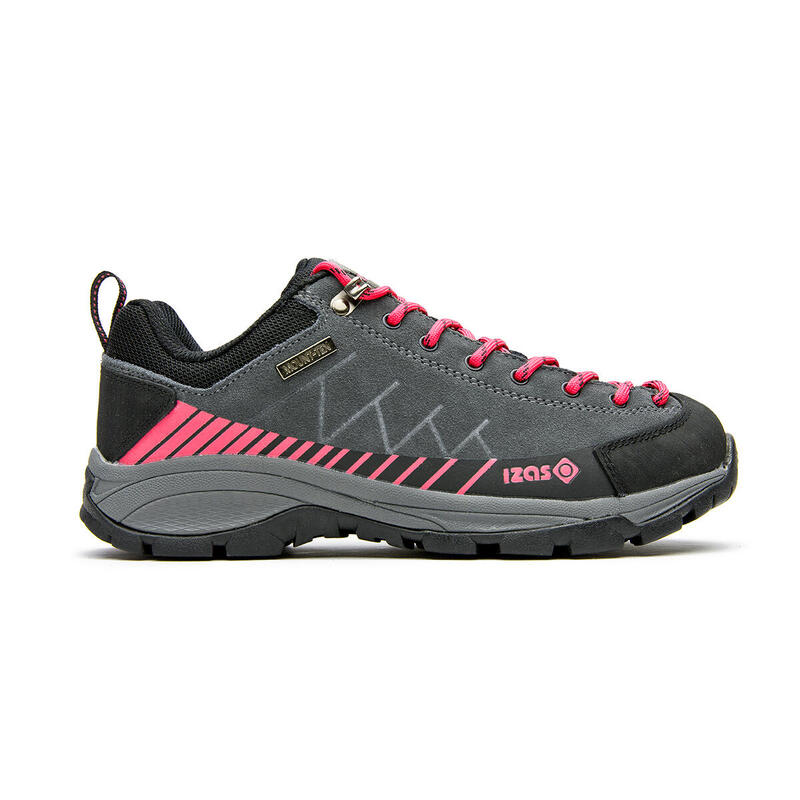 Zapatillas Trekking Unisex Izas Creta Gris y Rosa