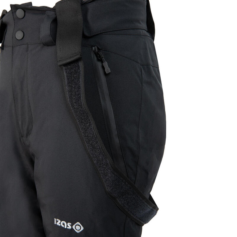 Pantalón impermeable desmontable Esqui Hombre Izas YOHO Negro