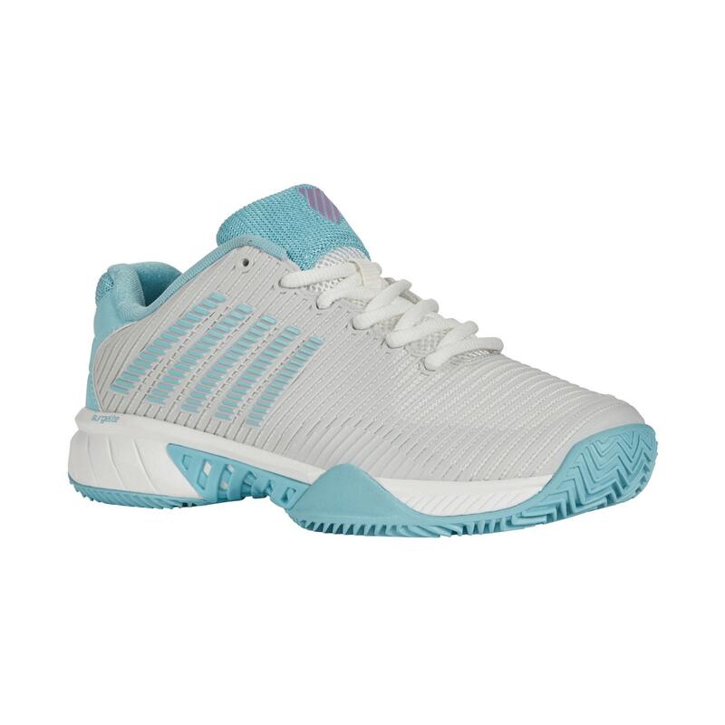 K-Swiss Hypercourt Express 2 Chaussures De Tennis Homme - Bleu/Blanc - Pointure 46 EU - Semelle HB Terre Battue/Gazon Synthétique
