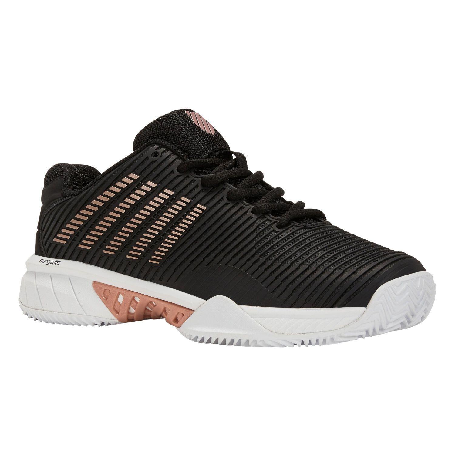Scarpe Da Donna K-swiss Hypercourt Express 2 Hb 96614072 Nere E Rosa 3/5
