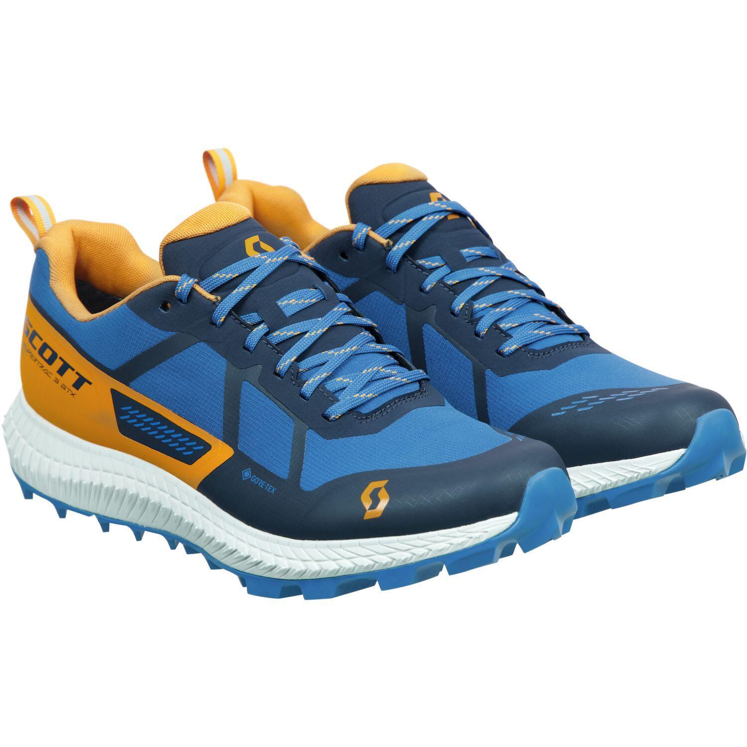 Zapatillas de trail running hombre Scott SUPERTRAC 3 GTX azul 3/4