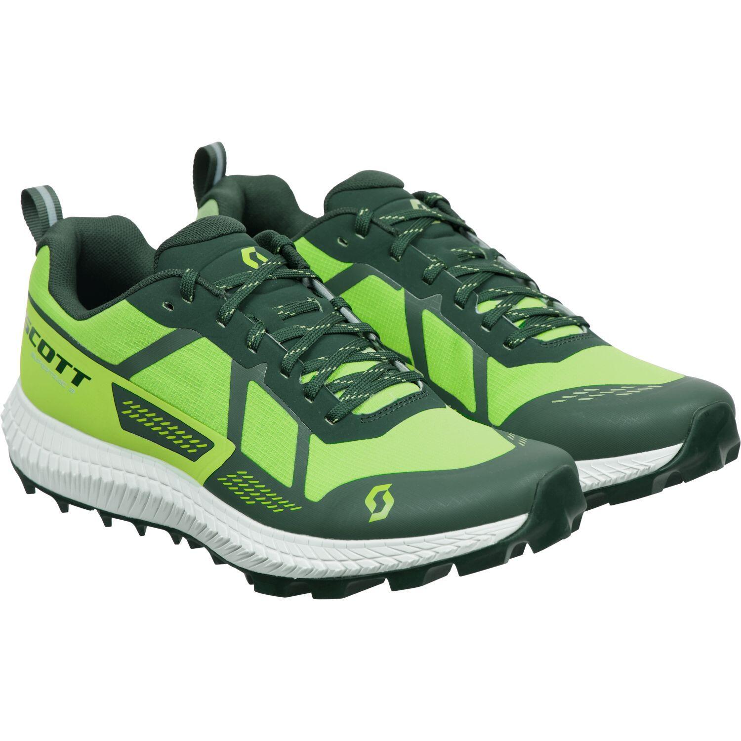 Zapatillas de trail running hombre Scott SUPERTRAC 3 verde 3/4