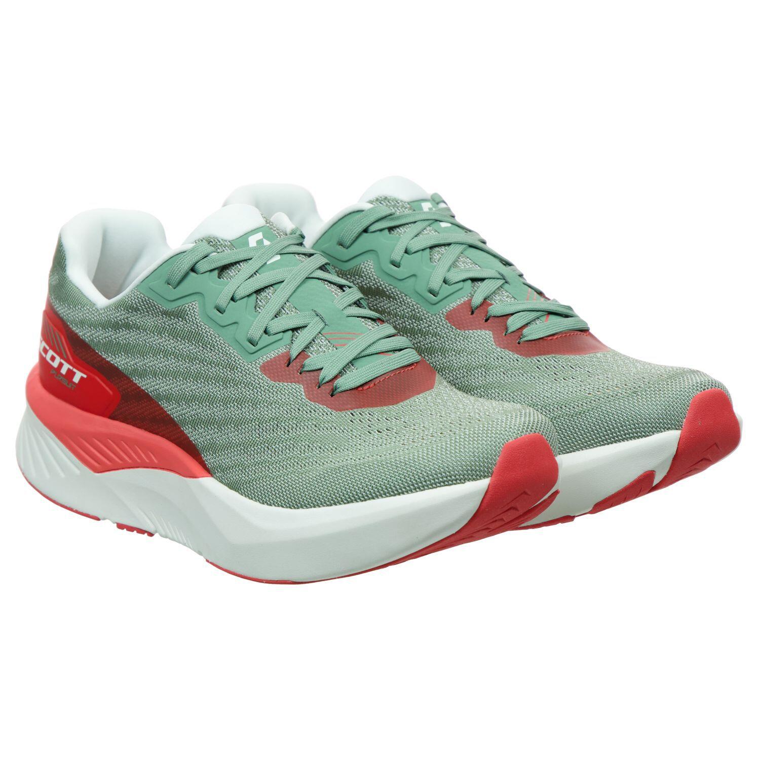 Scarpe da donna Scott Pursuit Running Frost Green-coral Pink Green 3/4