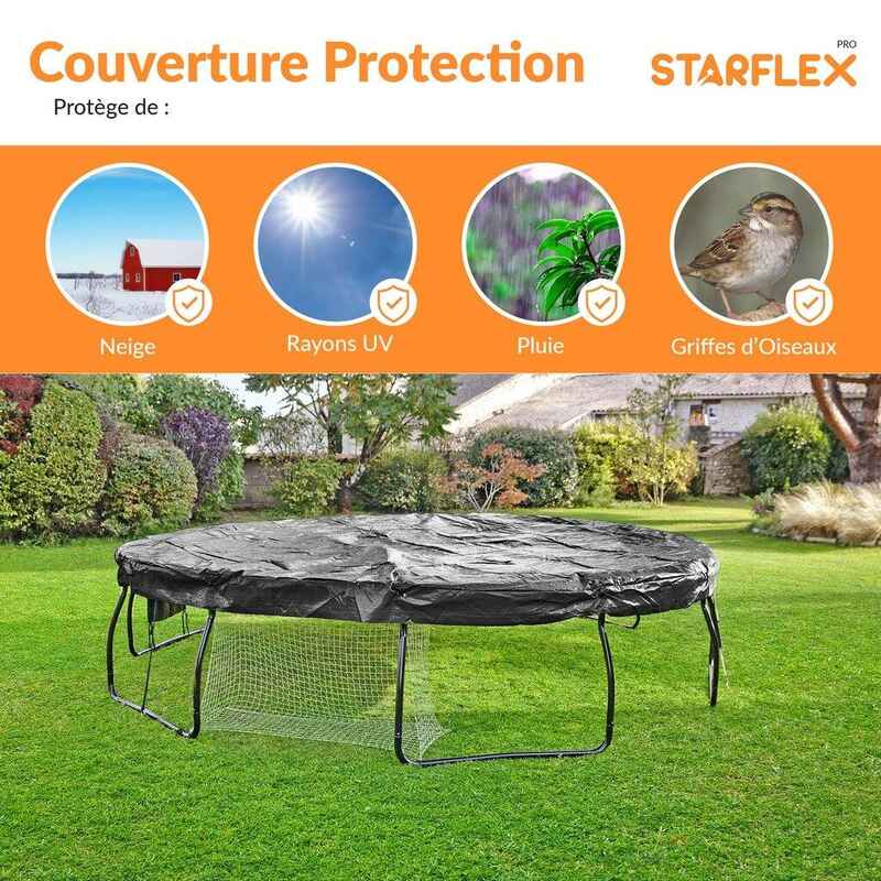Abdeckplane für Trampolin Ø 430 cm UV-beständig 180 GR/M²