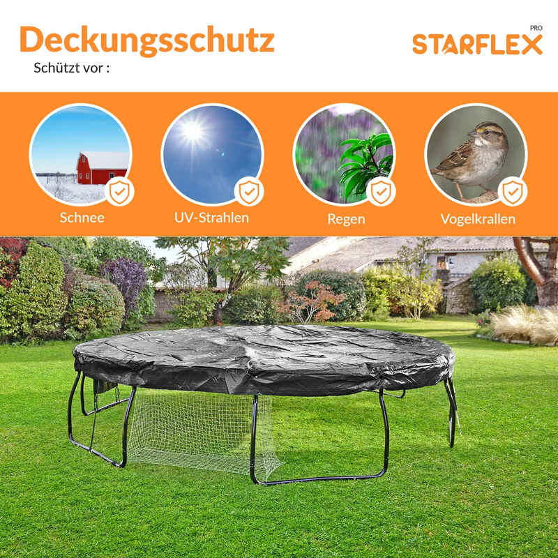 Abdeckplane für Trampolin Ø 305 cm UV-beständig 180 GR/M²