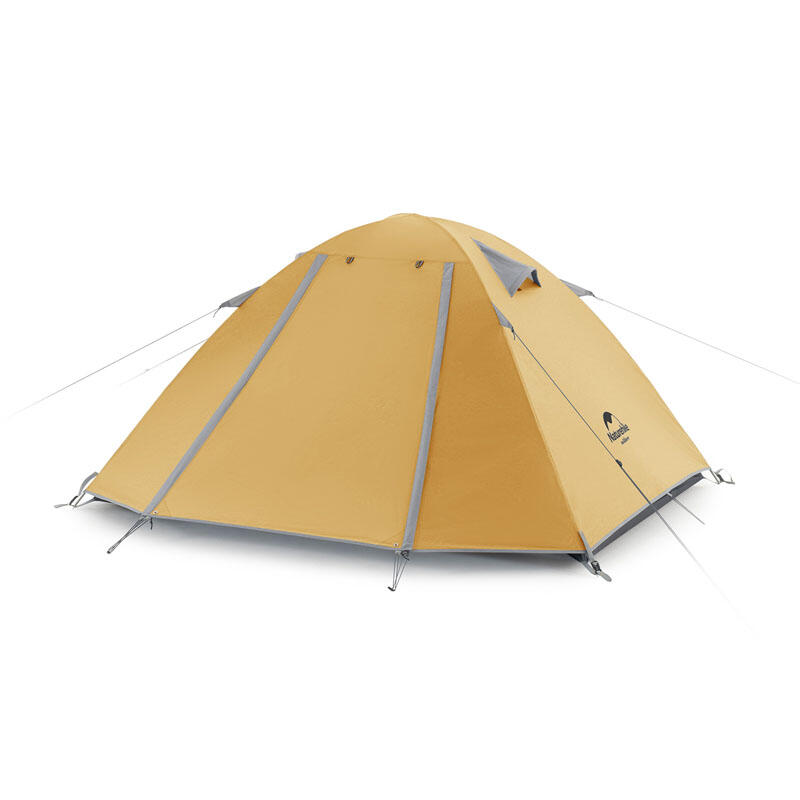 P-Series 210T Fabric Aluminum Pole Tent (Two/Four Person) - Yellow