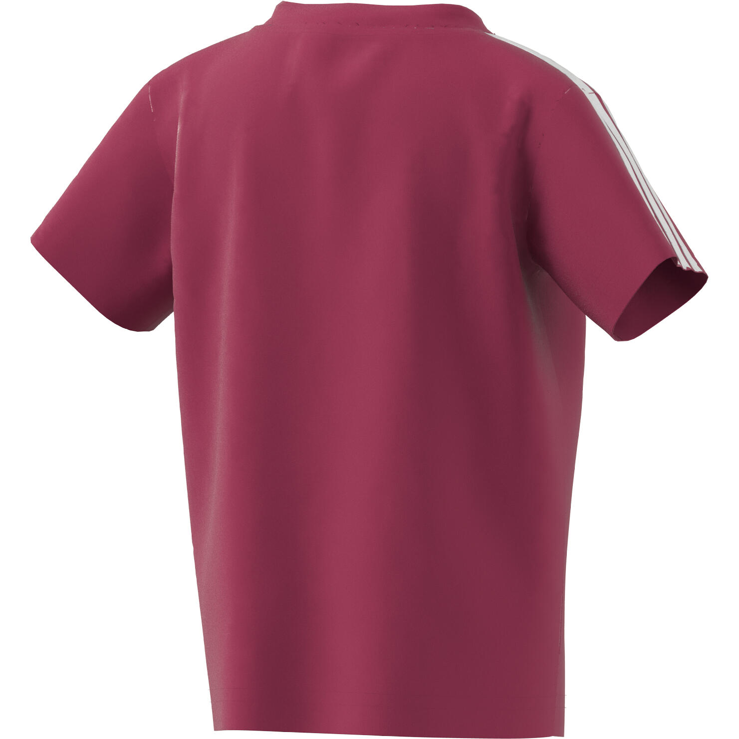 T-shirt bambina adidas fucsia in cotone 3/5