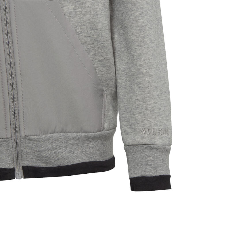 Veste de survêtement à capuche zippé enfant adidas All SZN