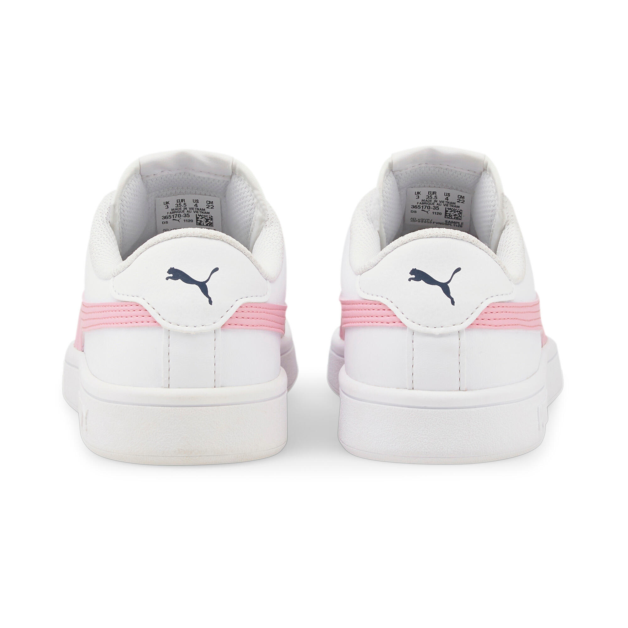 Puma Zapatillas Smash V2 De Niño Blanco/rosa 3/6
