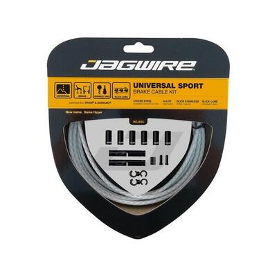 Remkabel kit jagwire universal sport -braided white