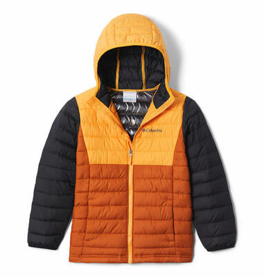 Columbia powder lite donsjack voor kinderen met capuchon