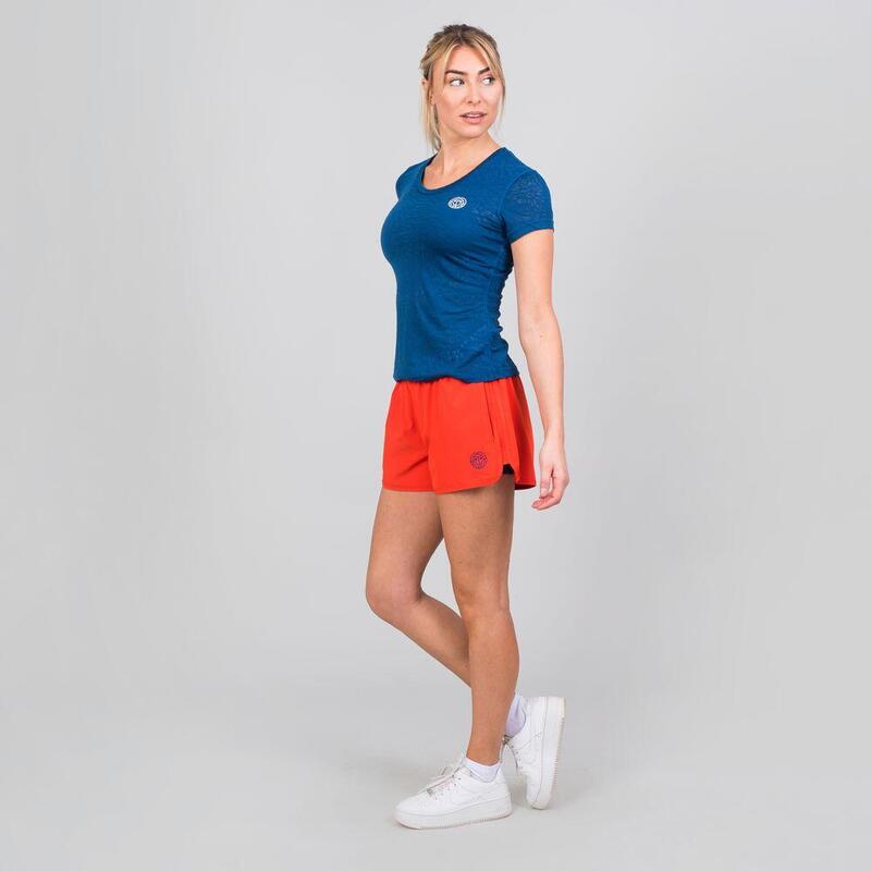 Tiida Tech 2 In 1 Shorts - red/dark blue