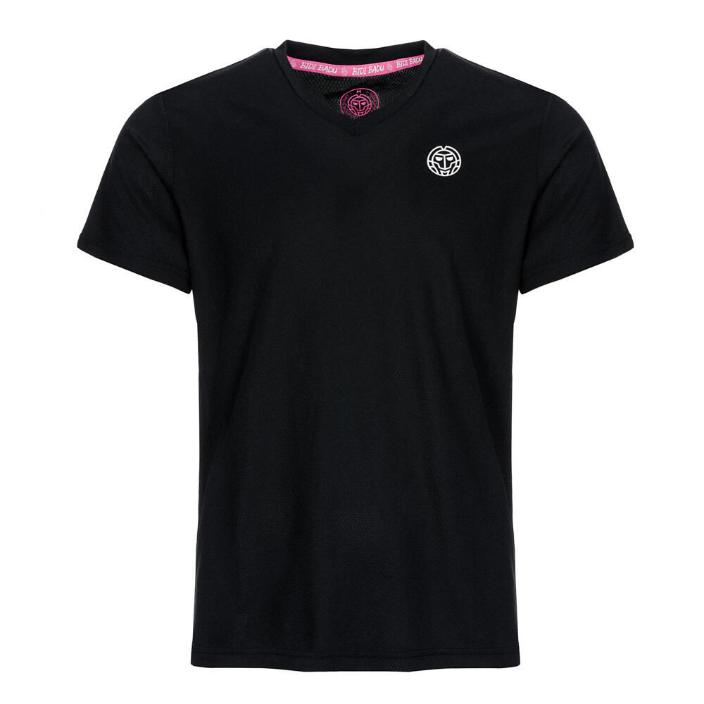 Evin Tech Round Neck Tee - black