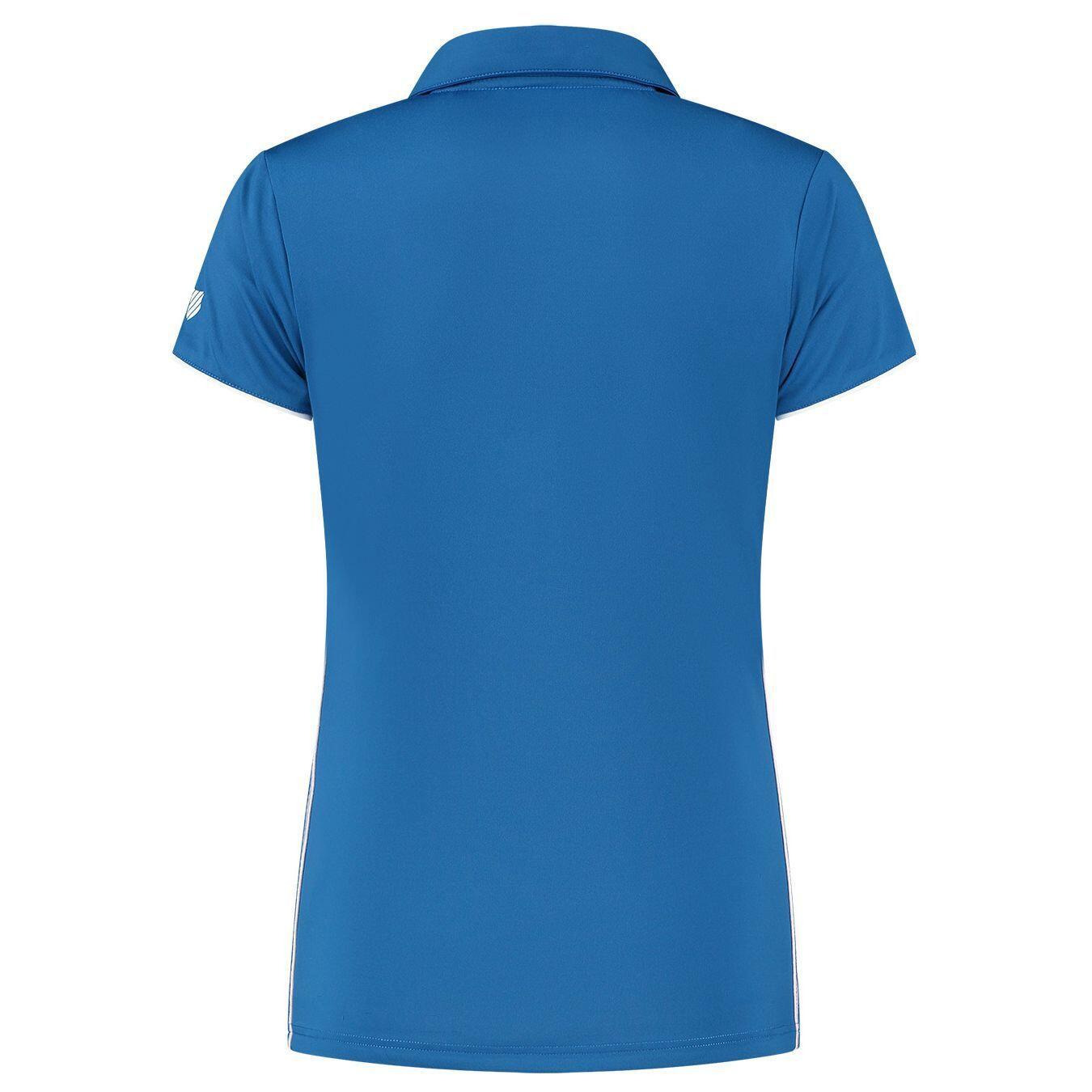 Polo de tenis y padel mujer kswiss HYPERCOURT 4 azul 2/3
