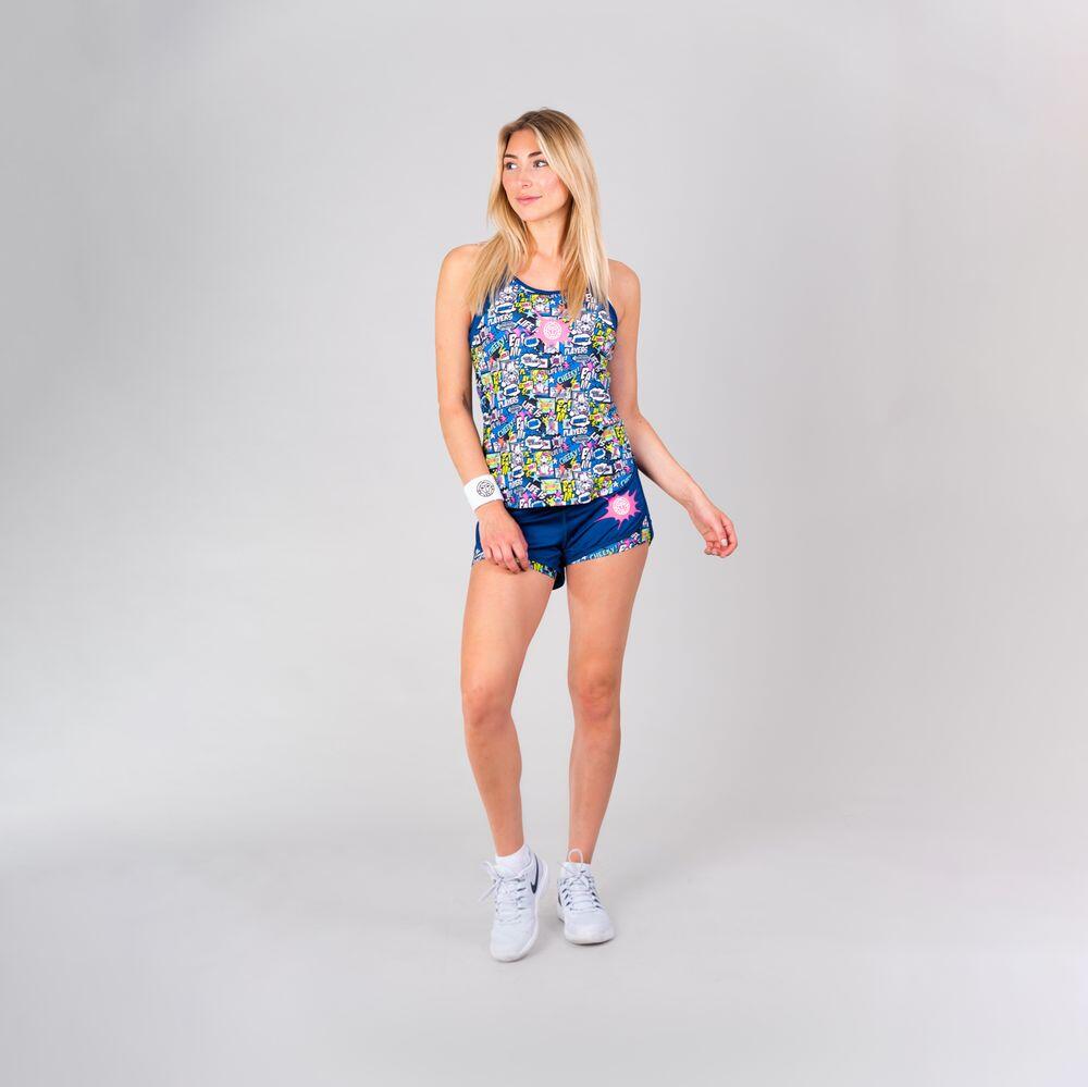 Elani Tech 2 In 1 Shorts - green/berry 2/7