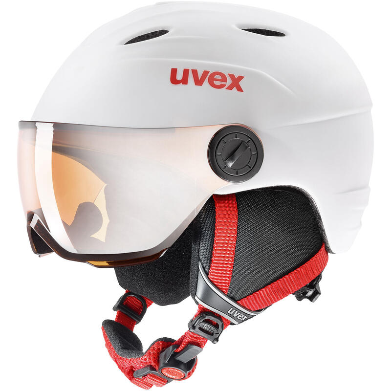 Kask narciarski dziecięcy Uvex visor pro