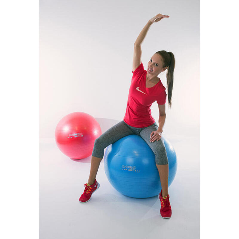 Christopeit Gym balle 75cm incl. pompe bleue