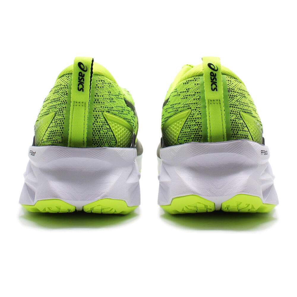 Asics NovaBlast 22 Mens Green Running Trainers 3/5