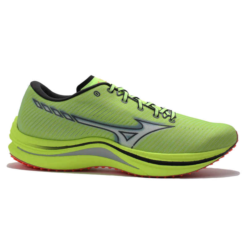 Mizuno Wave Rebellion, Herren, Laufen, Laufschuhe, grün