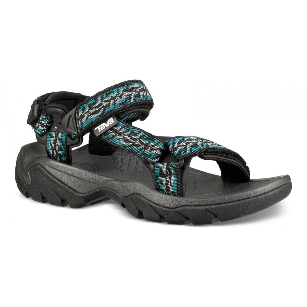 Sandali da Trekking Donna Terra Fi 5 Universal Turchese Nero 2/7
