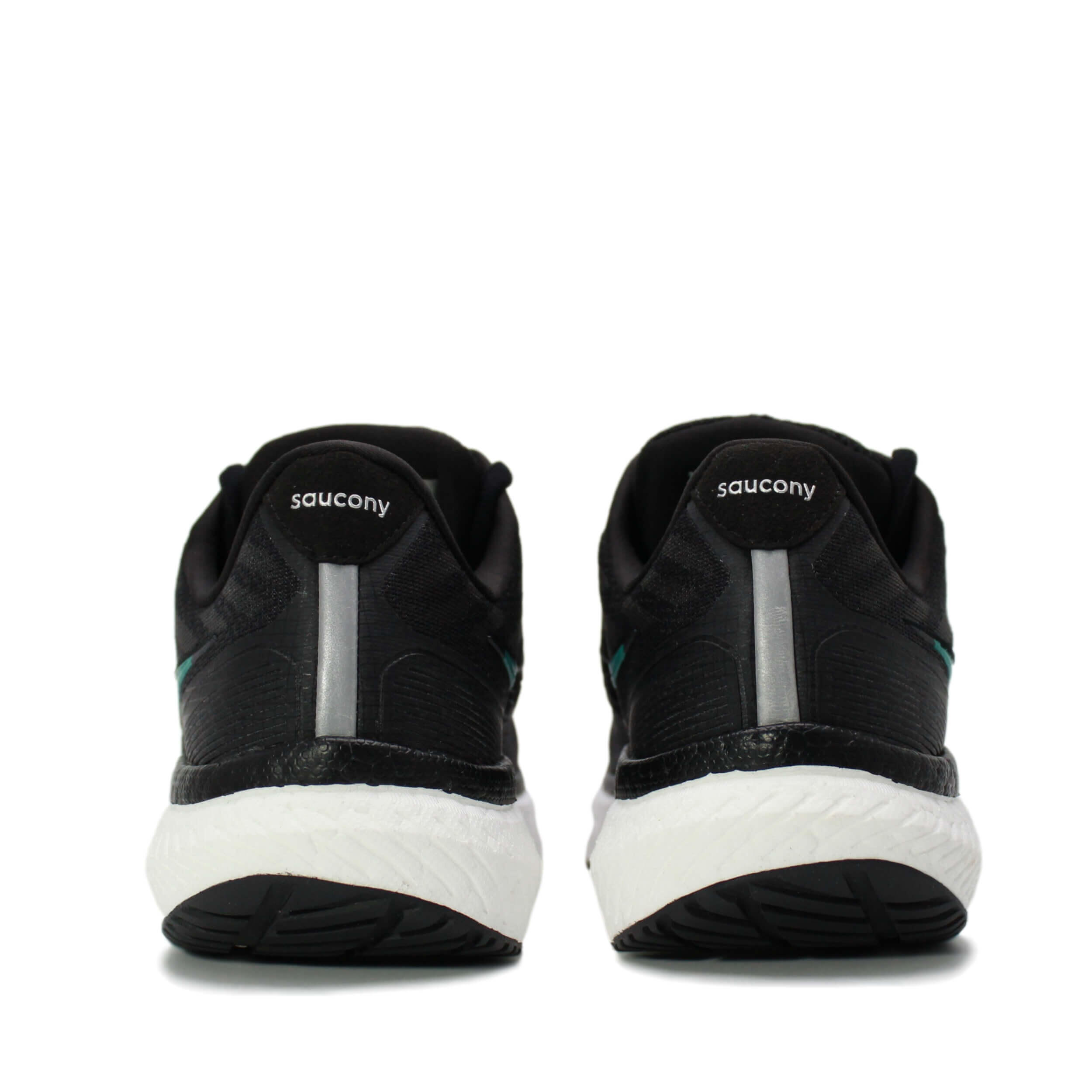 Saucony Triumph 19 Womens Shoe  Black/White 3/5