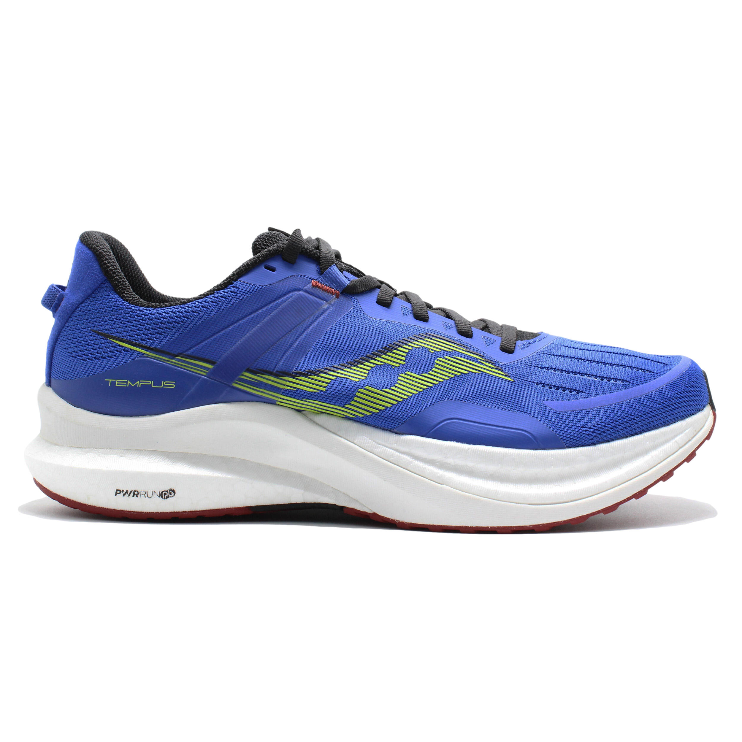 Saucony Mens Tempus Running Shoes Blue Raz/Acid - 10.0 UK 1/5