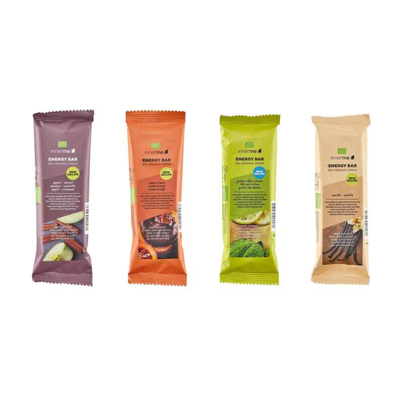 Energieriegel Mix - 4 Geschmacksrichtungen (3 x 40 g & 9 x 50 g) - Bio & Vegan