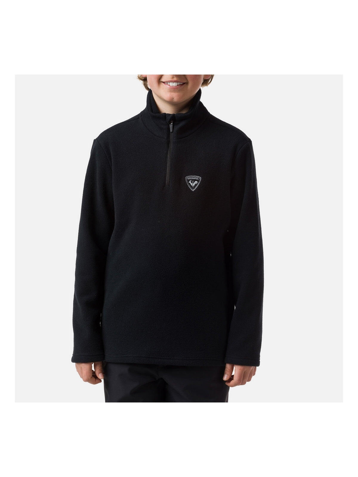Polarek narciarska dla dzieci Rossignol Boy 1/2 Zip Fleece czarny 3/4