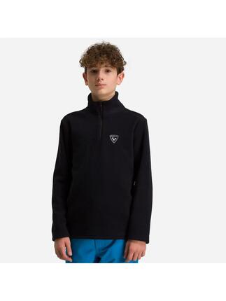 Polarek narciarska dla dzieci Rossignol Boy 1/2 Zip Fleece czarny
