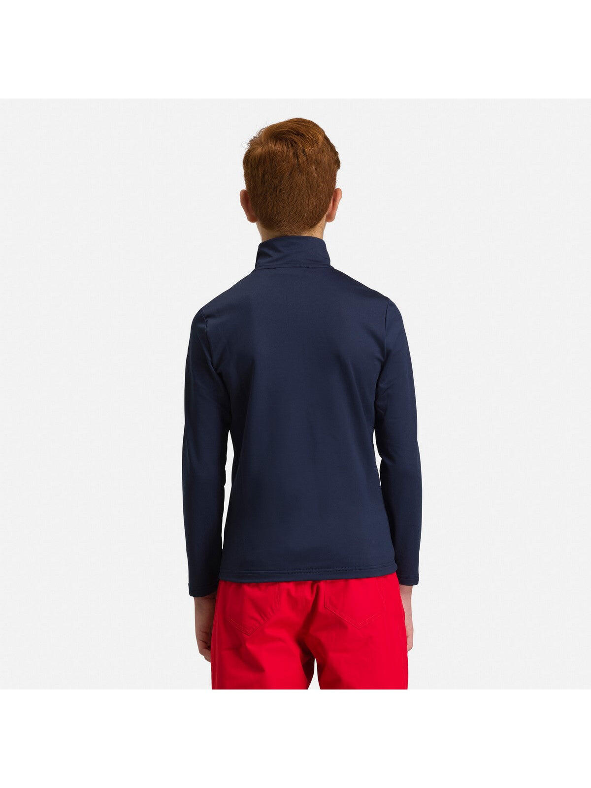 Bluza narciarska dla dzieci Rossignol Boy 1/2 Zip Warm Stretch granatowa 2/2