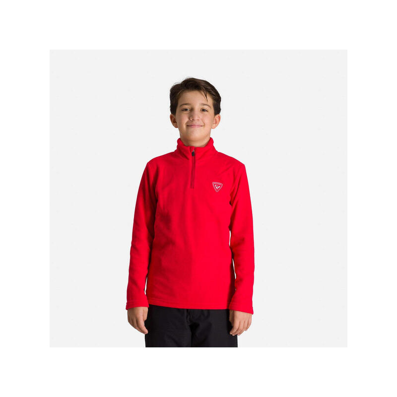 Polarek narciarska dla dzieci Rossignol Boy 1/2 Zip Fleece czerwony