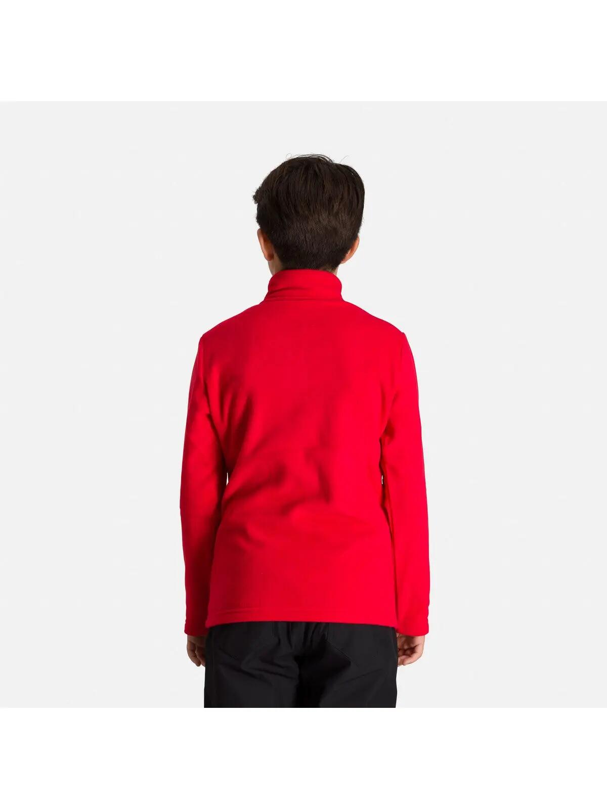 Polarek narciarska dla dzieci Rossignol Boy 1/2 Zip Fleece czerwony 2/2