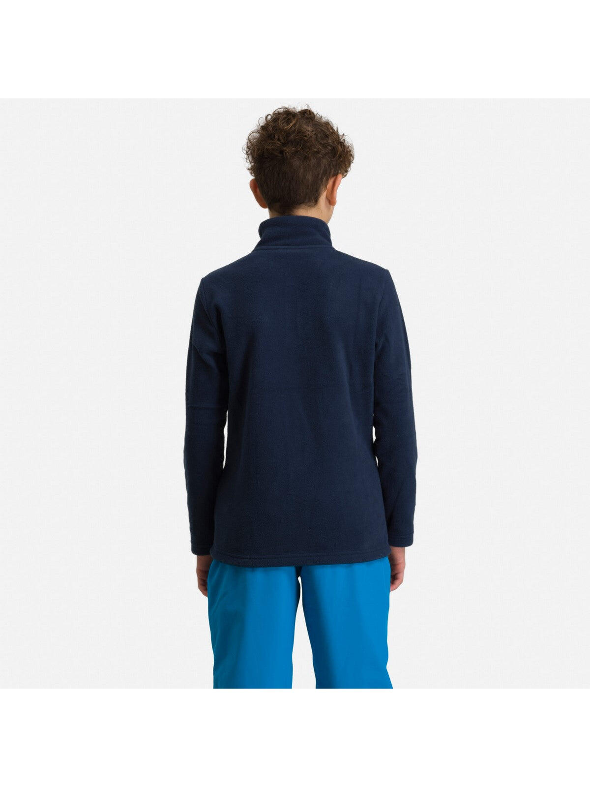 Polarek narciarska dla dzieci Rossignol Boy 1/2 Zip Fleece granatowy 2/4