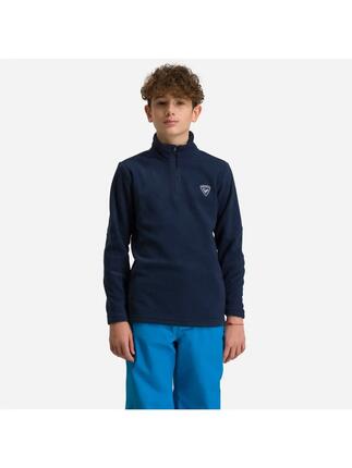 Polarek narciarska dla dzieci Rossignol Boy 1/2 Zip Fleece granatowy