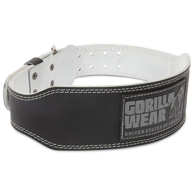 Gorilla Wear 4 Inch Leather Lifting Belt - Brown