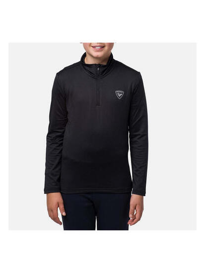 Bluza narciarska dla dzieci Rossignol Boy 1/2 Zip Warm Stretch granatowa